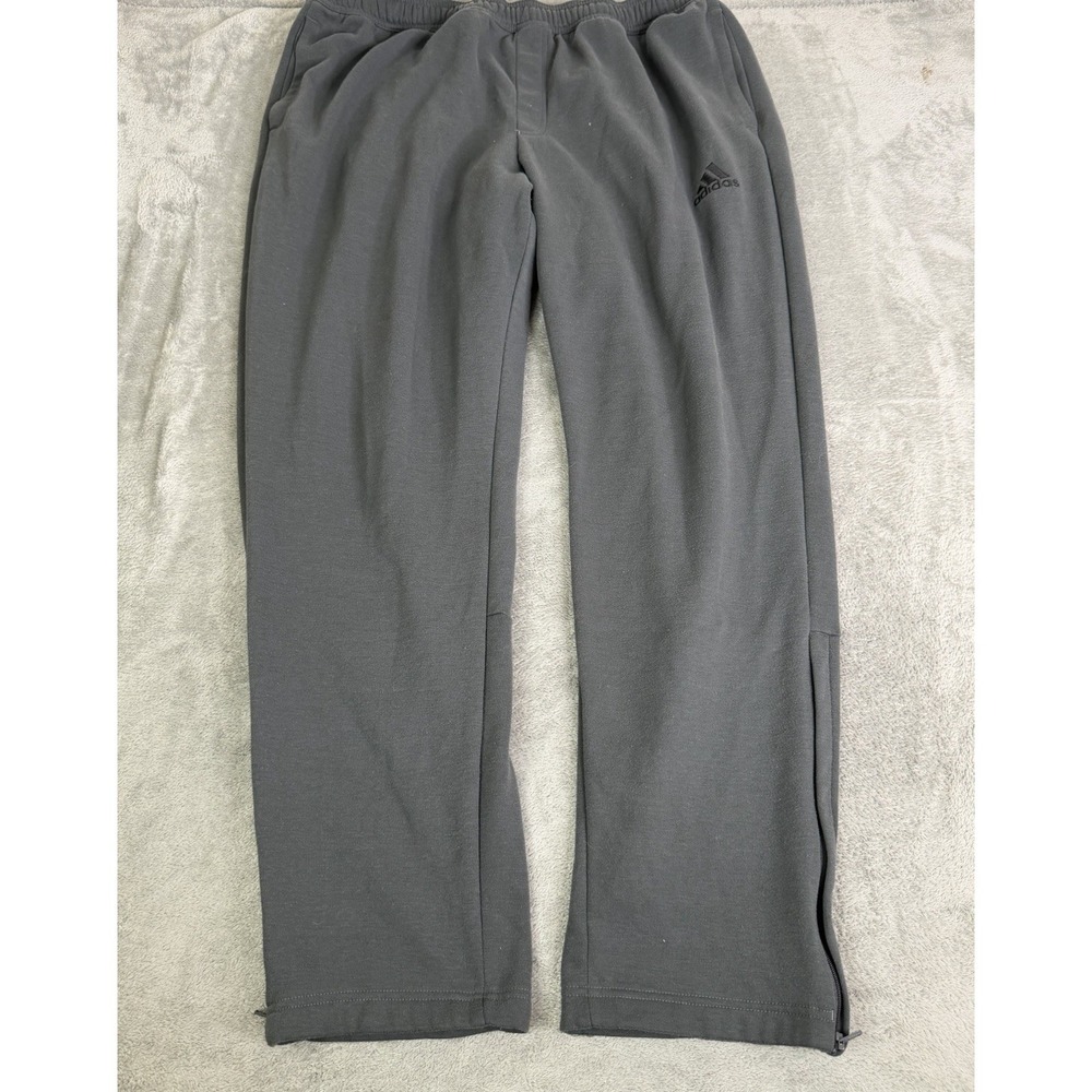 Adidas Fleece Sweatpants Men's Size 2XL Gray